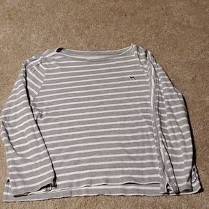 The black dog striped lightweight sweater